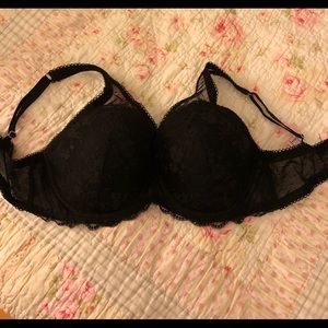 Victoria Secret black lace bra